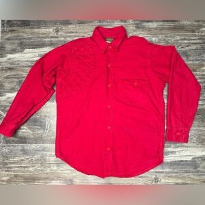 Vintage - Melton Deerskin Flannel Button Down Shirt - Men’s Large - GUC